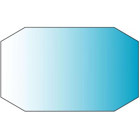 VETRO CAMPO GIOCO GARLANDO SABBIATO 1140 X 629 MM. PER ANGOLI ALTI