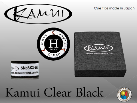 CUOIO KAMUI CLEAR NERO HARD DIAM. 14 MM KAMUI BLACK CLEAR HARD DIAM. 14