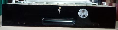 SPONDA INFERIORE NERA GARLANDO LATO GETTONIERA ART.1  CM.115X70