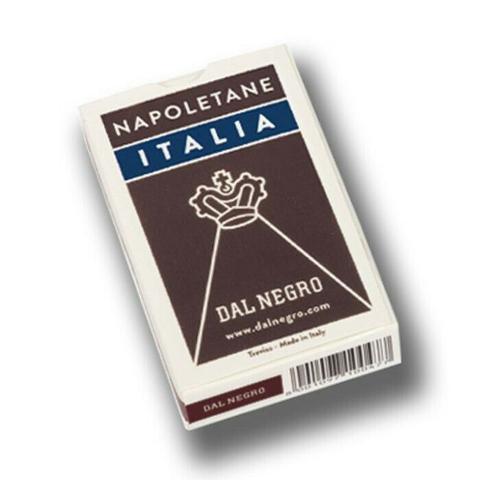 CARTE NAPOLETANE DAL NEGRO ITALIA ASTUCCIO MARRONE