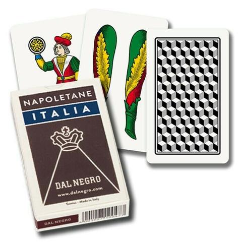 CARTE DAL NEGRO NAPOLETANE ITALIA ASTUCCIO MARRONE