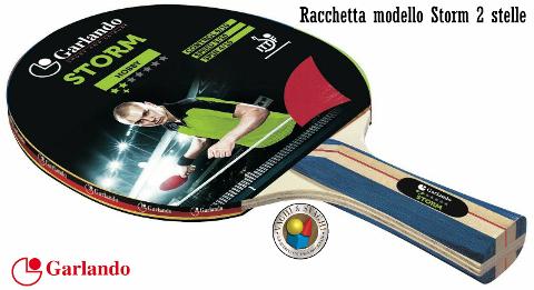 RACCHETTA DA PING PONG GARLANDO MODELLO STORM ** STELLE