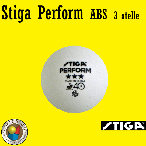 PALLINE STIGA PERFORM ABS BIANCHE 3 STELLE SET 3 PZ.