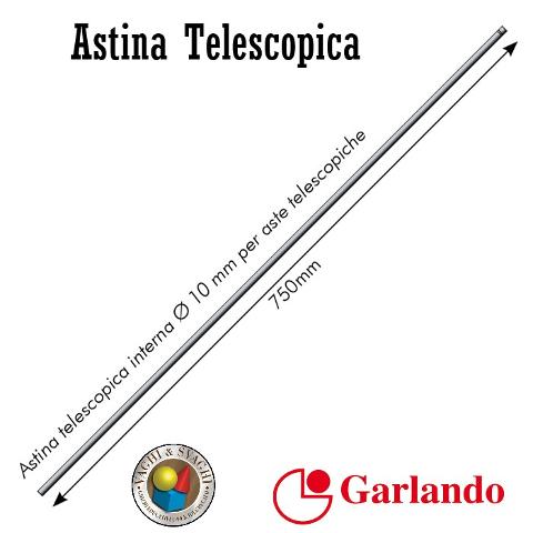 ASTINA INTERNA GARLANDO CROMATA DIAM. 10 X 740 MM.