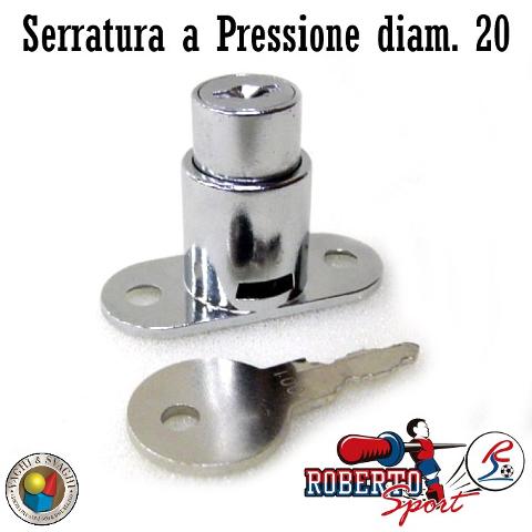 SERRATURA ROBERTO SPORT  A PRESSIONE DIAM. 20  - Alcamo (Trapani)