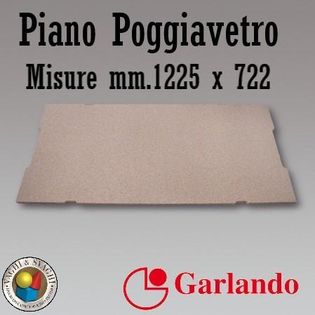 PIANO POGGIAVETRO GARLANDO MISURA 1225 X 722 X 14 MM.