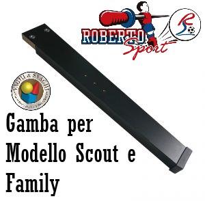 GAMBA IN MDF ROBERTO SPORT PER MODELLO SCOUT E FAMILY SET 2PZ.