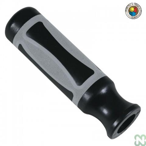 MANOPOLA GRIGIO NORDITALIA IN PLASTICA/GOMMA EVO DIAM. 16 MM.