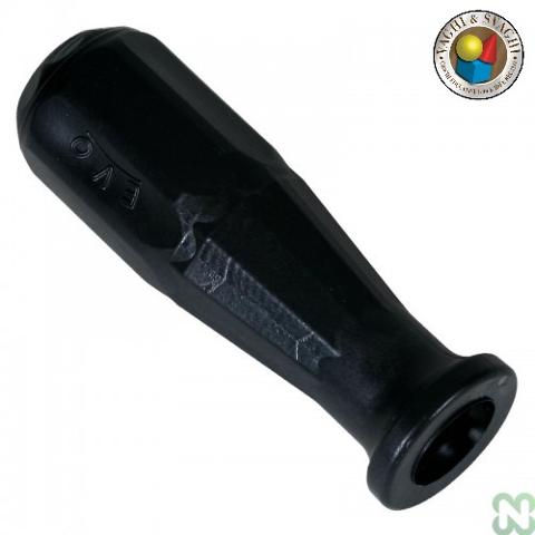 MANOPOLA NERA PER CALCIO BALILLA NORDITALIA EVO DIAMETRO 16 MM.