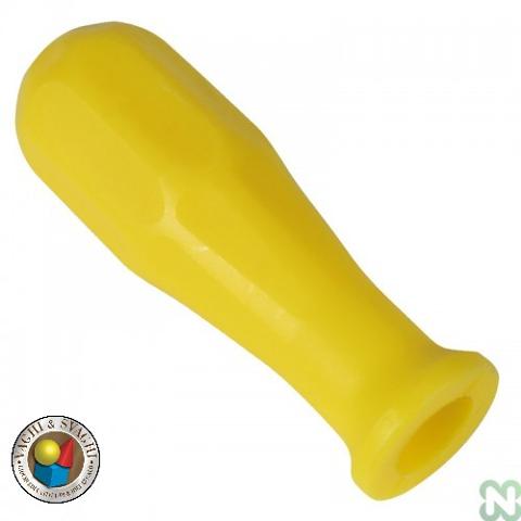 MANOPOLA GIALLA PER CALCIO BALILLA NORDITALIA DIAMETRO 16 MM.