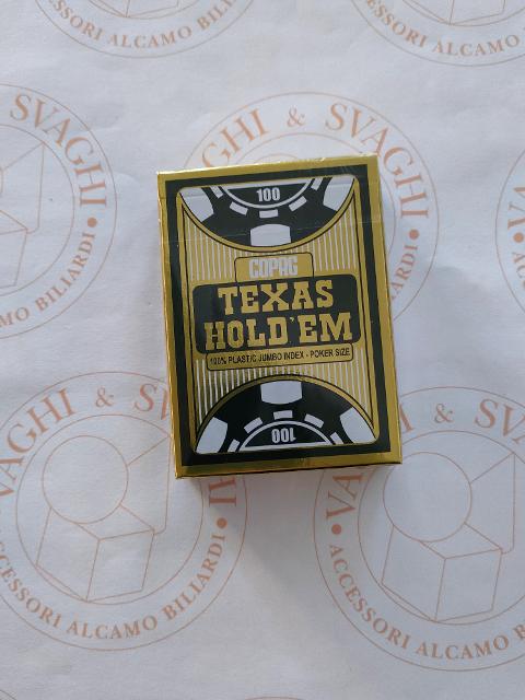 CARTE POKER COPAG TEXAS HOLD'EM RETRO NERO