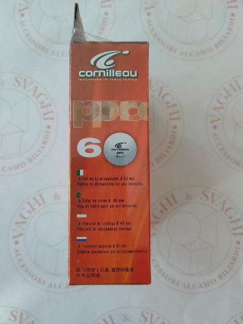 PALLINE CORNILLEAU MODELLO PRO SET 6 PZ. BIANCHI