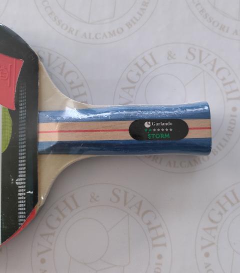 RACCHETTA DA PING PONG GARLANDO MODELLO STORM ** STELLE