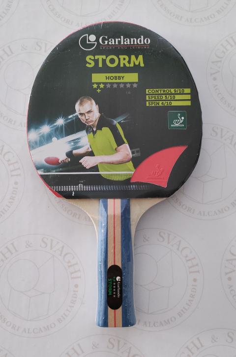 RACCHETTA DA PING PONG GARLANDO MODELLO STORM ** STELLE