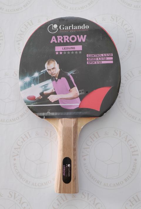 RACCHETTA DA PING PONG GARLANDO MODELLO ARROW 2 **