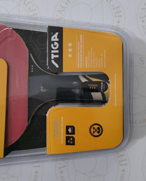 RACCHETTA DA PING PONG STIGA MODELLO TOUGH 3 STELLE