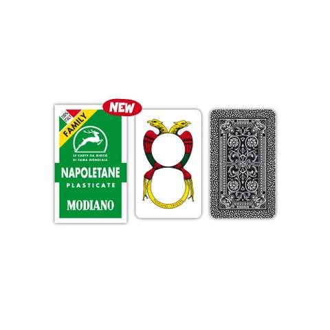 CARTE DA GIOCO MODIANO NAPOLETANE FAMILY VERDE