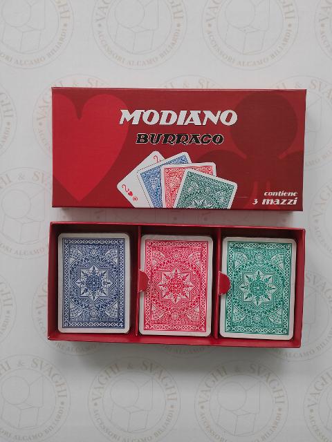 CARTE BURRACO MODIANO MODELLO EXTRA 3 MAZZI