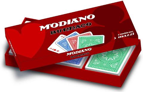 CARTE BURRACO MODIANO MODELLO EXTRA 3 MAZZI