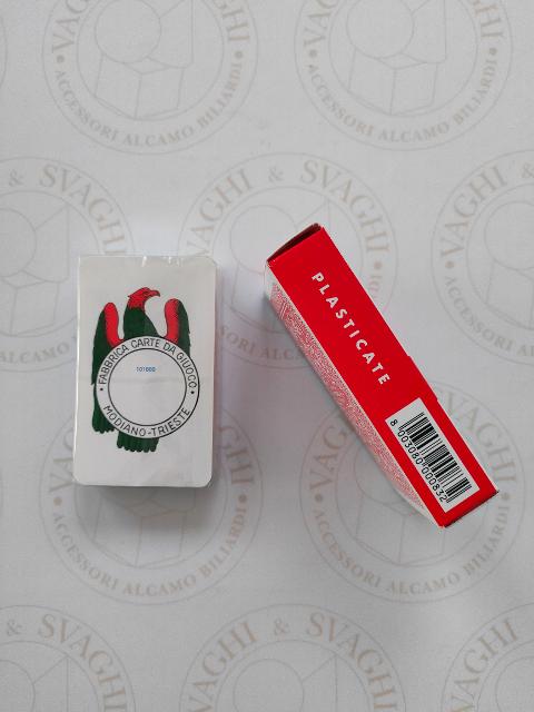 CARTE SICILIANE MODIANO ROSSO 150° ANNIVERSARIO