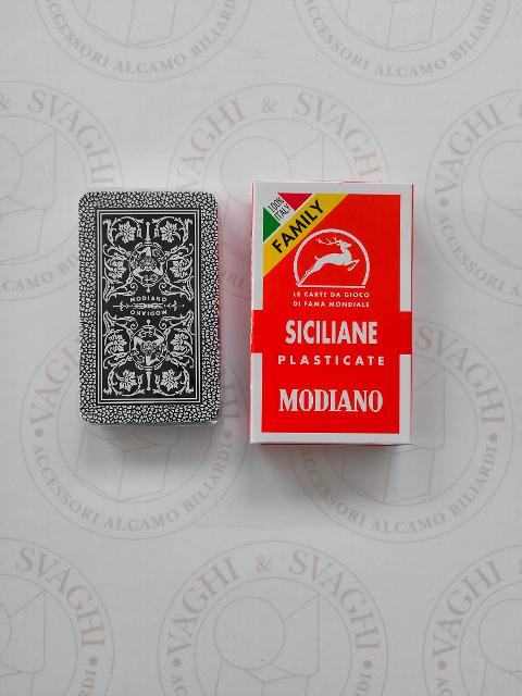 CARTE SICILIANE MODIANO ARANCIONE FAMILY