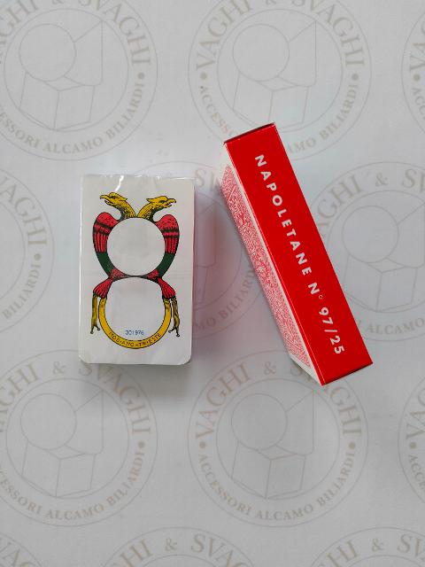 CARTE NAPOLETANE MODIANO 150° ANNIVERSARIO ROSSO