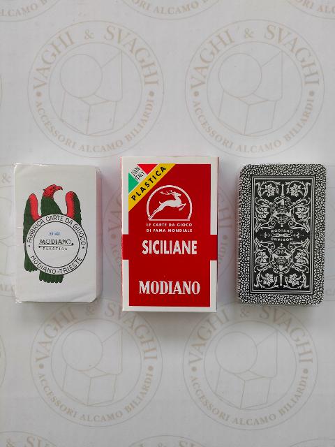 CARTE SICILIANE MODIANO 100% PLASTICA