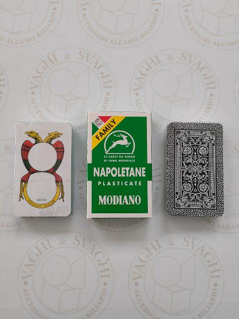 CARTE DA GIOCO MODIANO NAPOLETANE FAMILY VERDE