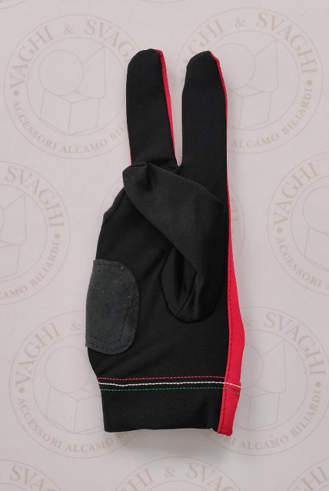 GUANTO DA BILIARDO MANO DX LIFE TOP COLORE ROSSO (mancino)