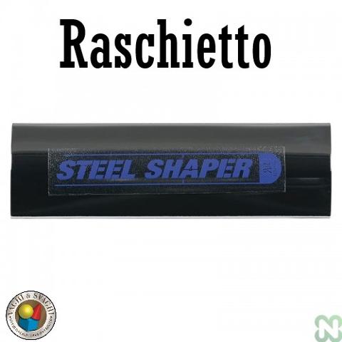 RASCHIETTO RASCHIA CUOIO SHAPER CURVATO NERO