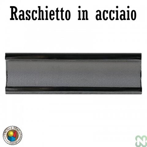RASCHIETTO IN ACCIAIO STEEL SHAPER CURVATO NERO