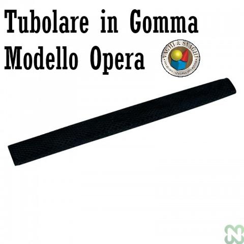 TUBOLARE ZIGRINATO OPERA NERO