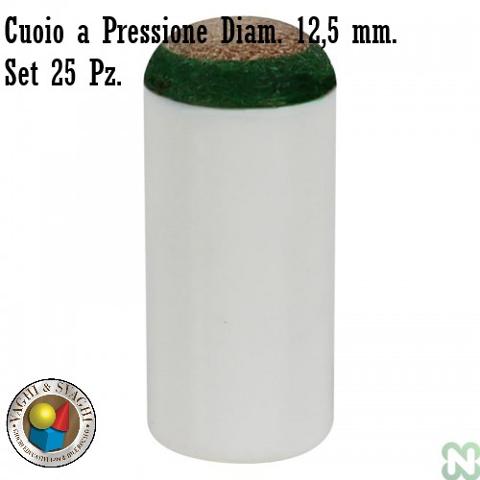 CUOIO A PRESSIONE EASY DIAM. 12,5 MM SET 25 PZ.