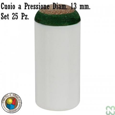 CUOIO A PRESSIONE EASY DIAM. 13 MM. SET 25 PZ.