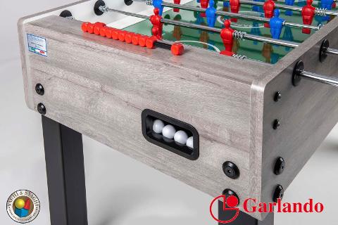 CALCIO BALILLA GARLANDO G-500 ROVERE ASTE RIENTRANTI
