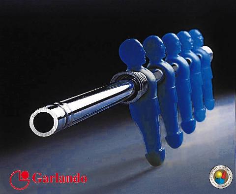 CALCIO BALILLA GARLANDO G-500 ROVERE ASTE RIENTRANTI