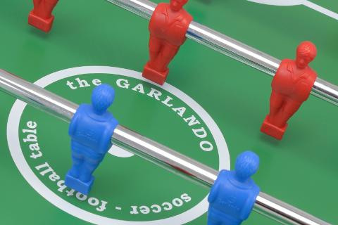 CALCIO BALILLA GARLANDO MASTER PRO ASTE RIENTRANTI