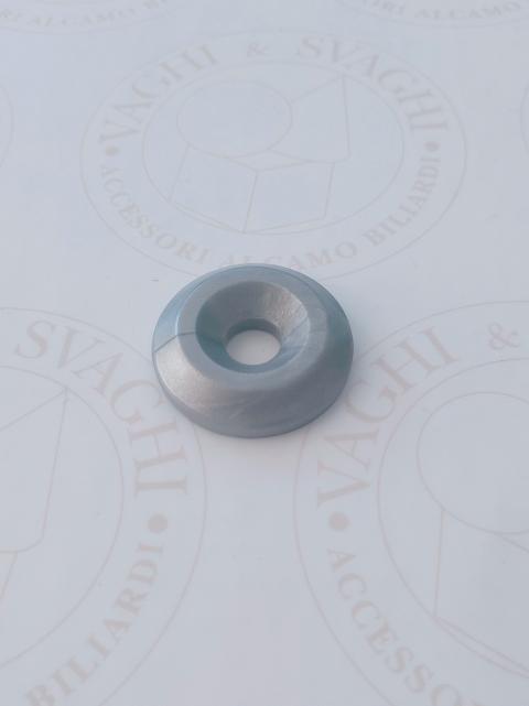 RONDELLA PLASTICA GARLANDO IN SILVER DIAM. 37,5 MM.