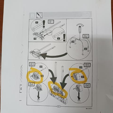 DISPOSITIVO PER PING PONG GARLANDO DI SCORRIMENTO VERTICALE SX e DX SET 2 PZ.