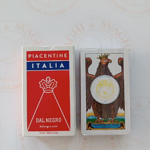 CARTE PIACENTINE DAL NEGRO ITALIA  ASTUCCIO ROSSO