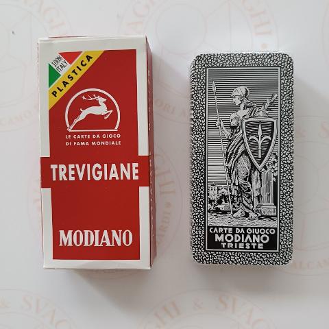 CARTE DA GIOCO MODIANO TREVIGIANE 100% PLASTICA