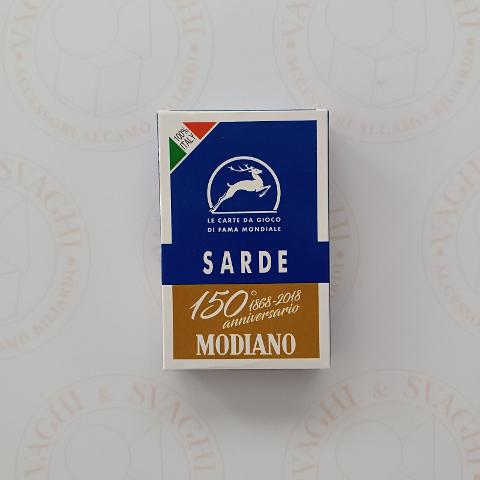 CARTE DA GIOCO MODIANO SARDE BLU 150° ANNIVERSARIO