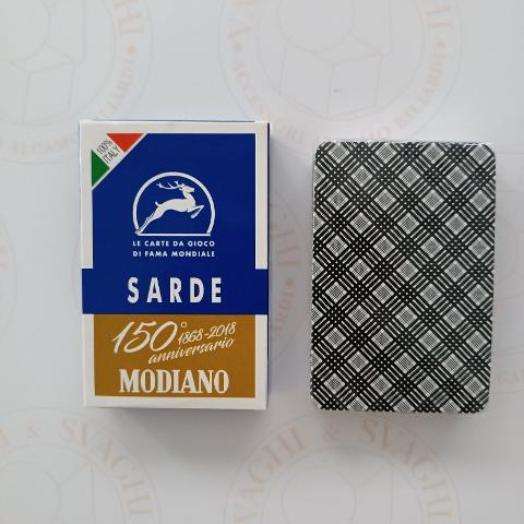CARTE DA GIOCO MODIANO SARDE BLU 150° ANNIVERSARIO