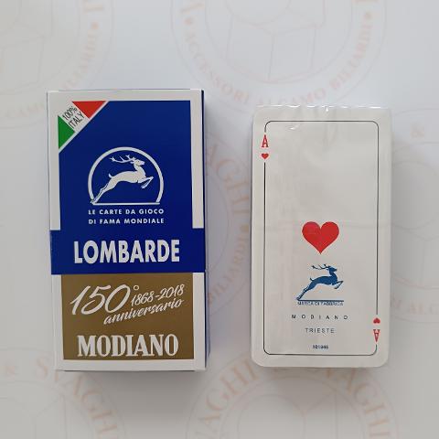 CARTE MODIANO LOMBARDE BLU 150° ANNIVERSARIO