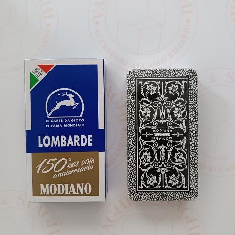 CARTE MODIANO LOMBARDE BLU 150° ANNIVERSARIO