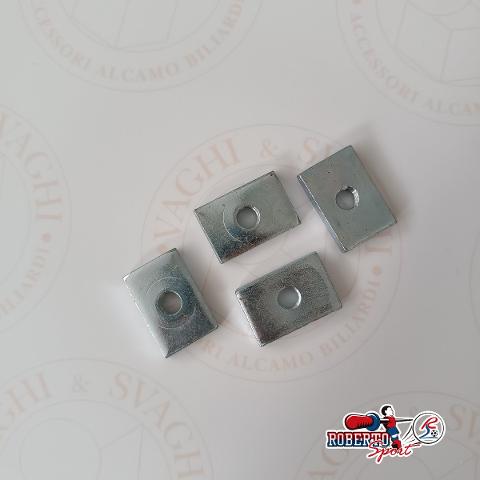 DADO PER GAMBA ROBERTO SPORT IN ALLUMINIO 80 X 80 MM