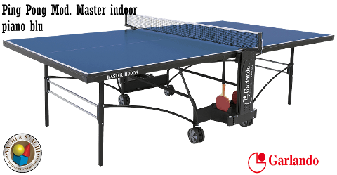 PING PONG GARLANDO MASTER INDOOR PIANO BLU