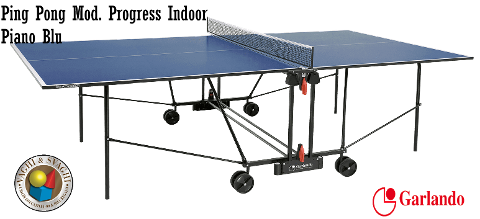 PING PONG GARLANDO PROGRESS INDOOR PIANO BLU