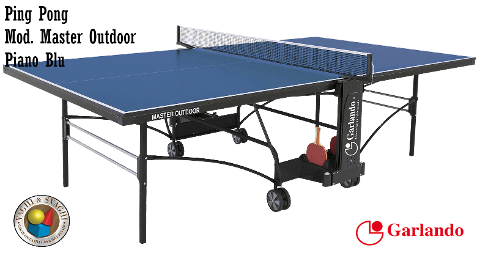 PING PONG GARLANDO MASTER OUTDOOR  PIANO BLU