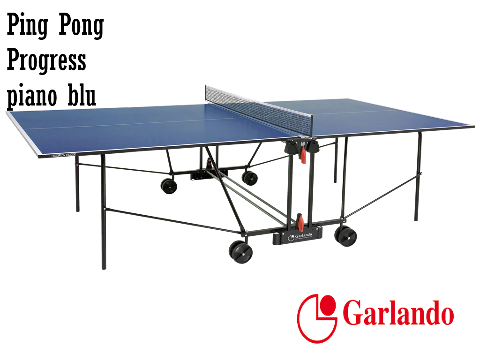 PING PONG GARLANDO PROGRESS OUTDOOR PIANO BLU